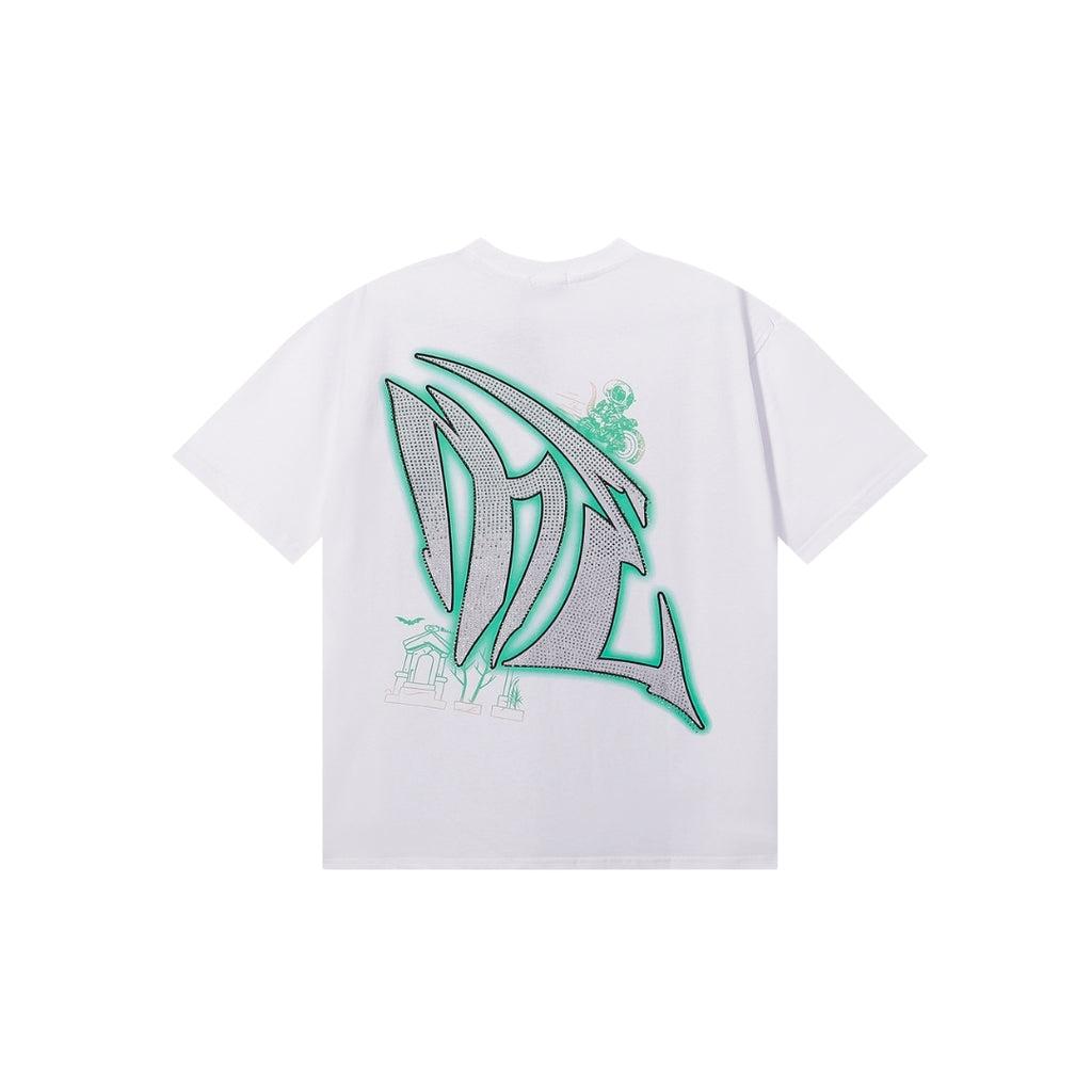 Mixed Emotion White Goblin Rhinestone