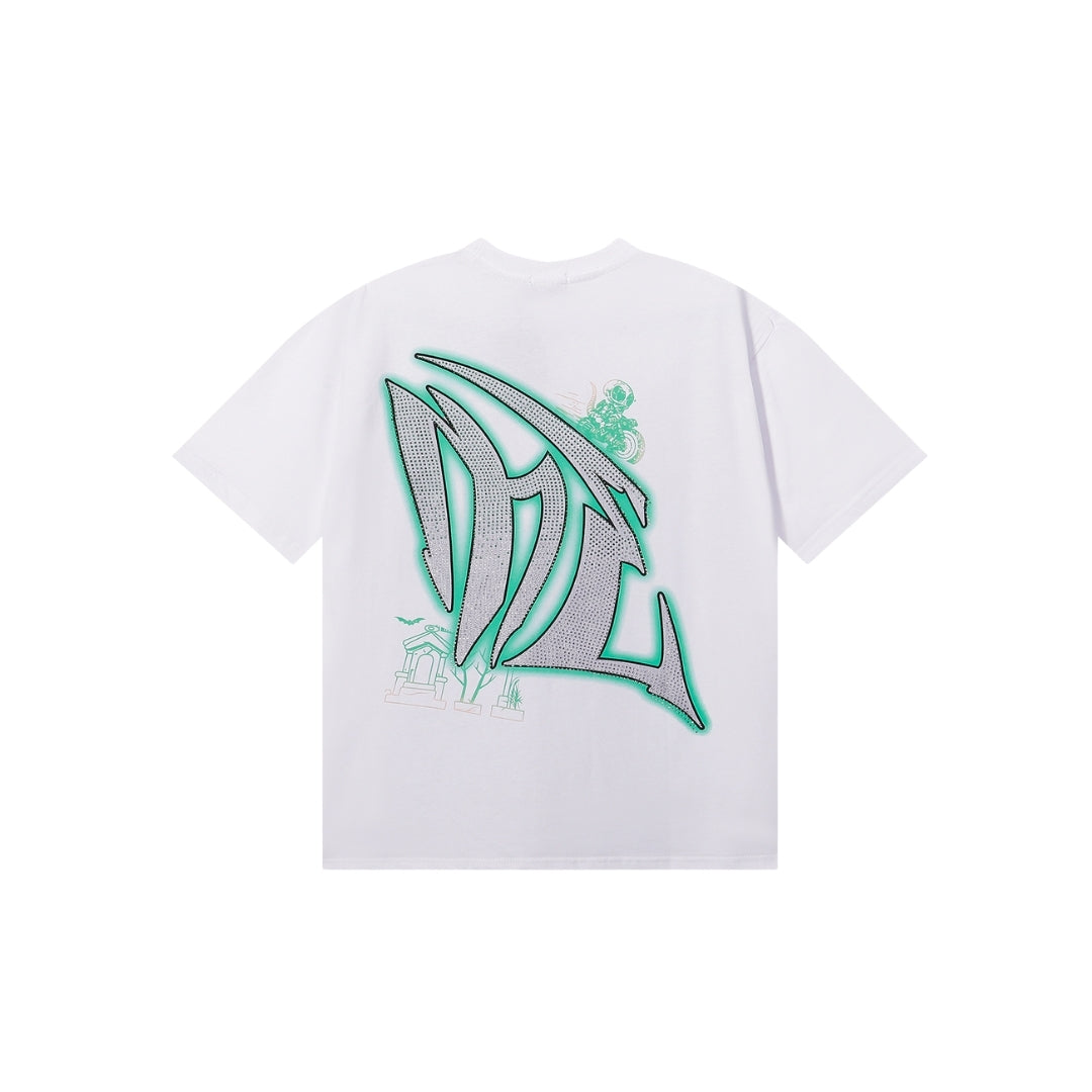 Mixed Emotion White Goblin Rhinestone