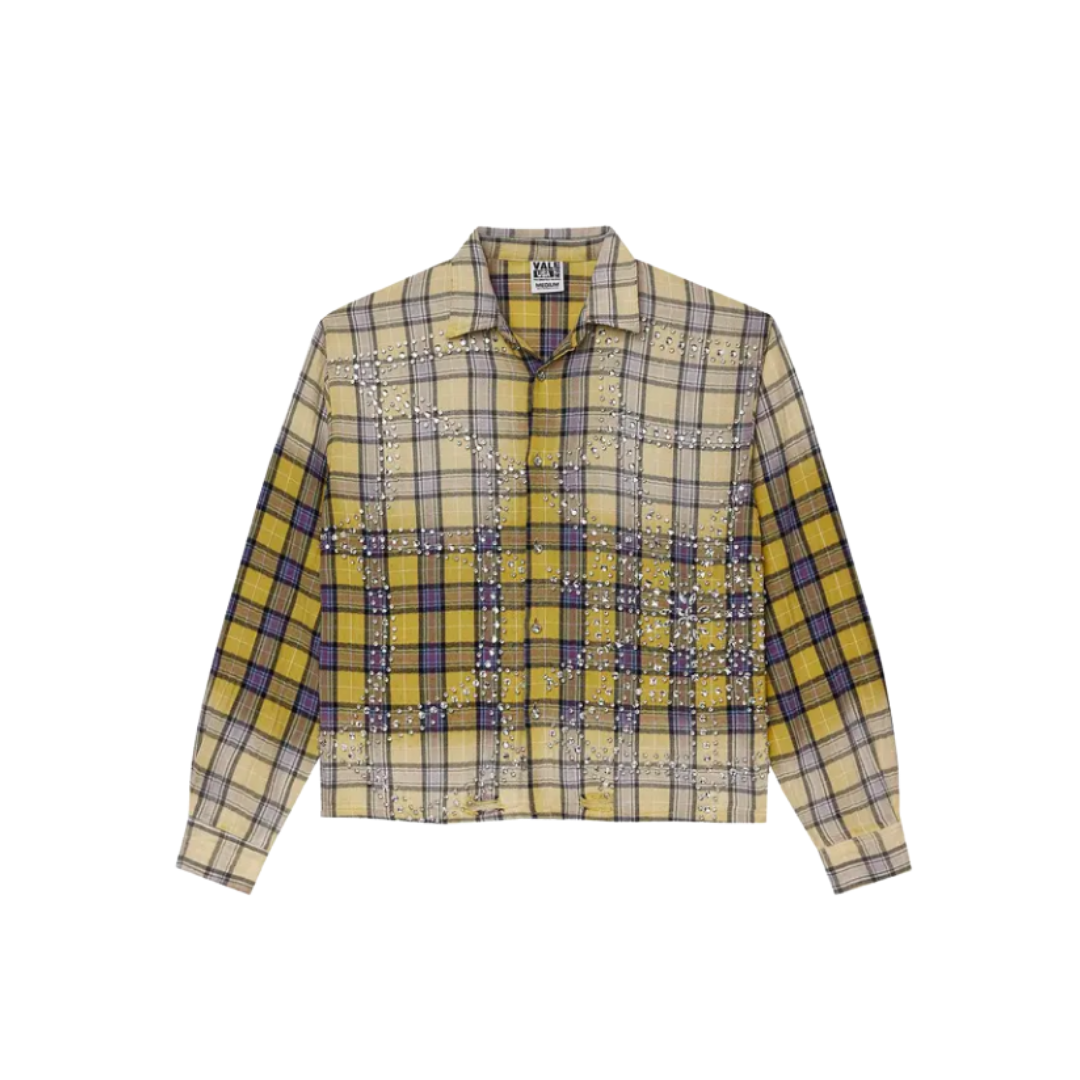 Vale Forever Bling Flannel Yellow