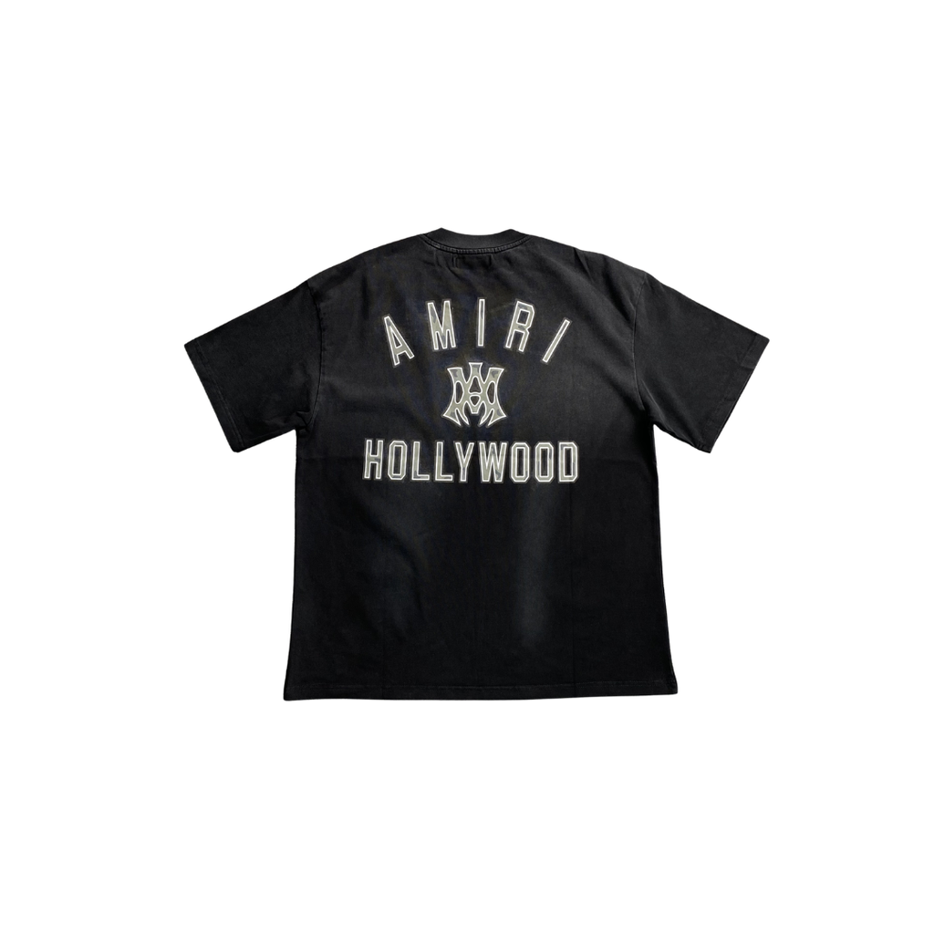 Amiri Hollywood Double Black Tee