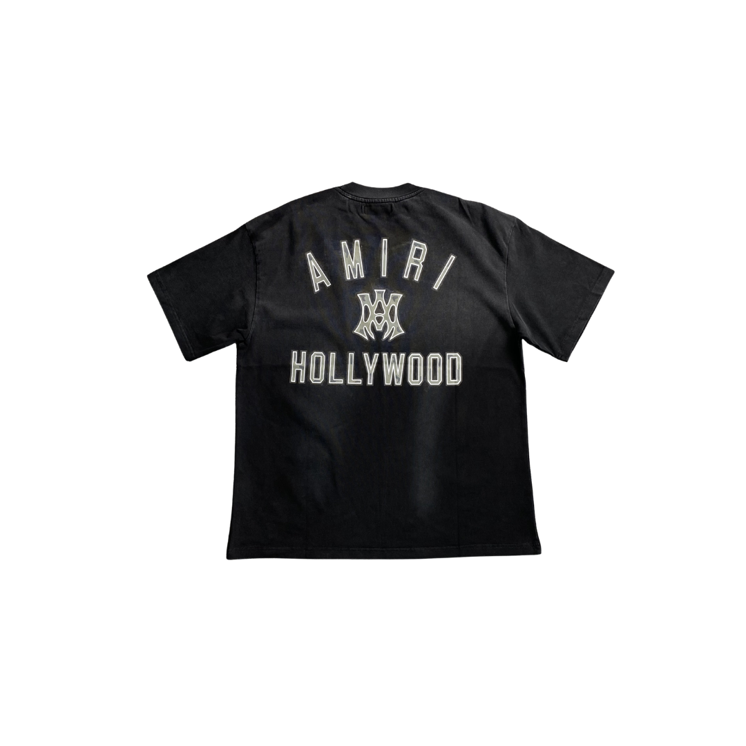 Amiri Hollywood Double Black Tee