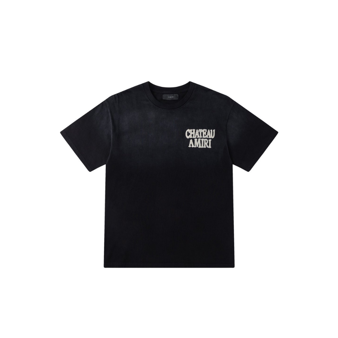 Amiri Cheteau Washed Black Tee