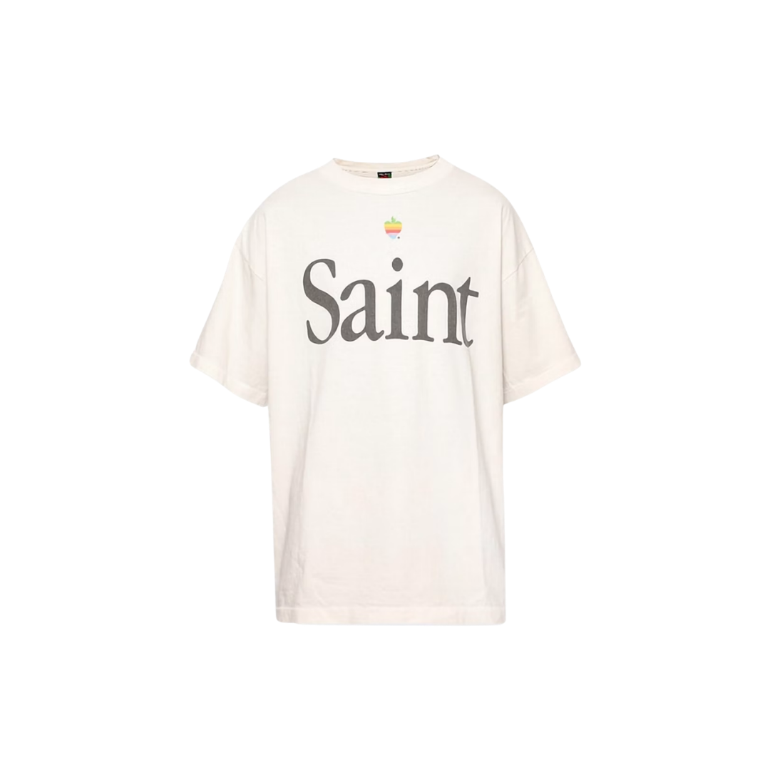 Saint Michael Heart Apple T-shirt