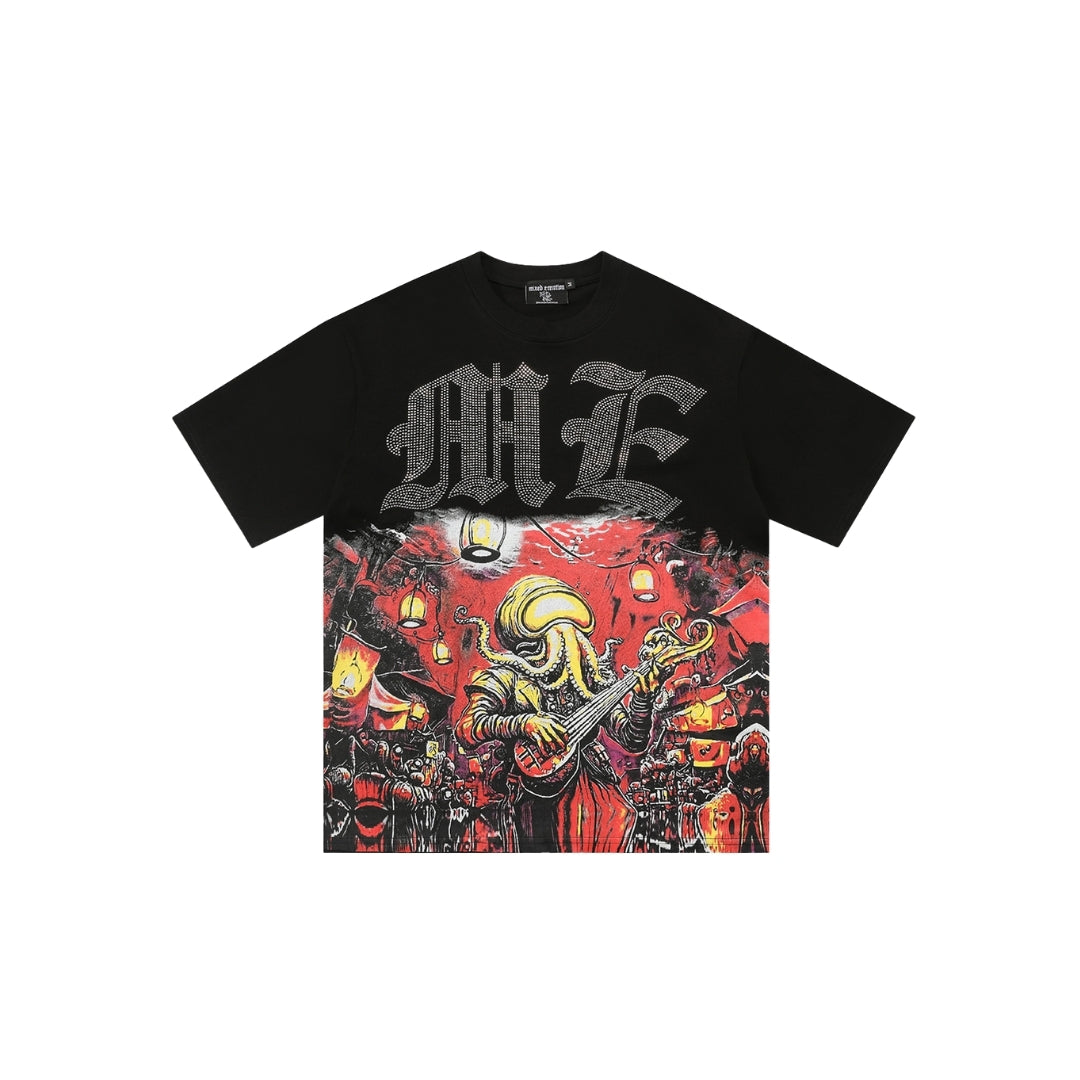 Mixed Emotion Octopus Rhinestone