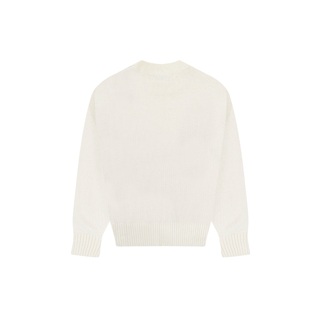 Ami Paris Cream Classic Sweater