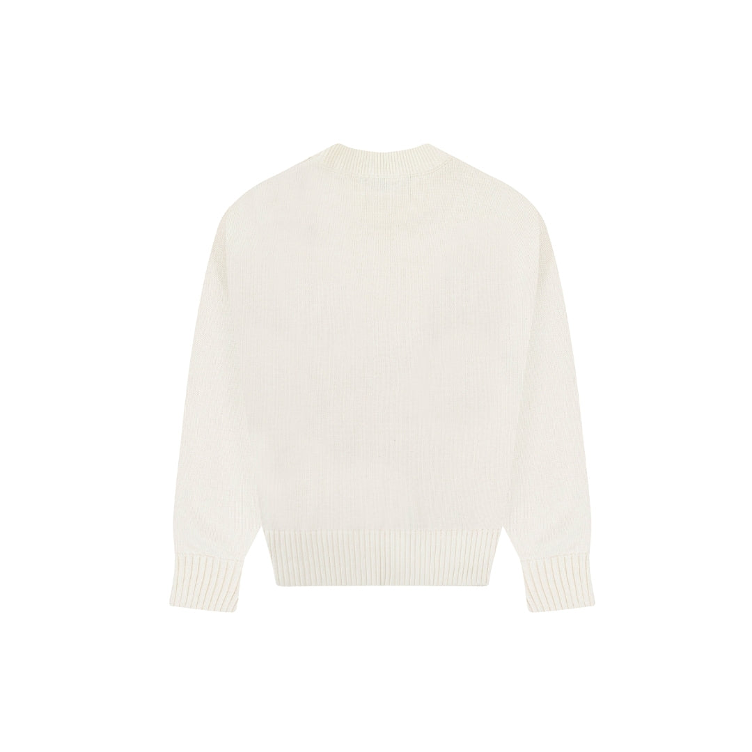 Ami Paris Cream Classic Sweater