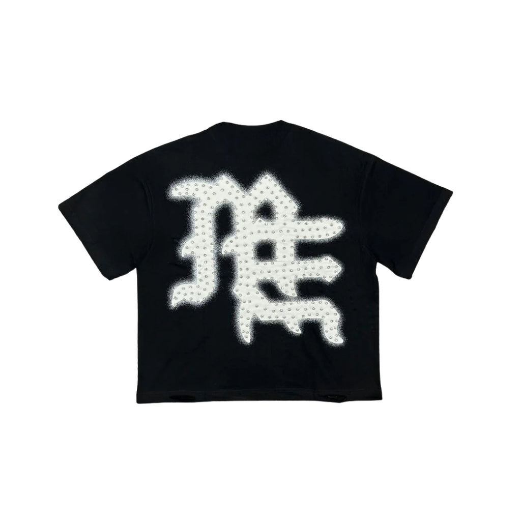 Mixed Emotion Black End Rhinestone