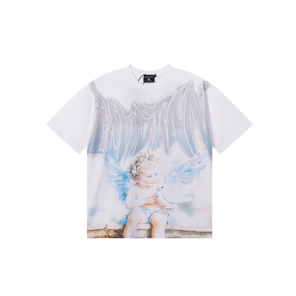 Mixed Emotion Dove Rhinestone