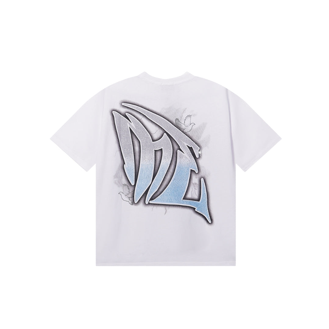 Mixed Emotion Dove Rhinestone