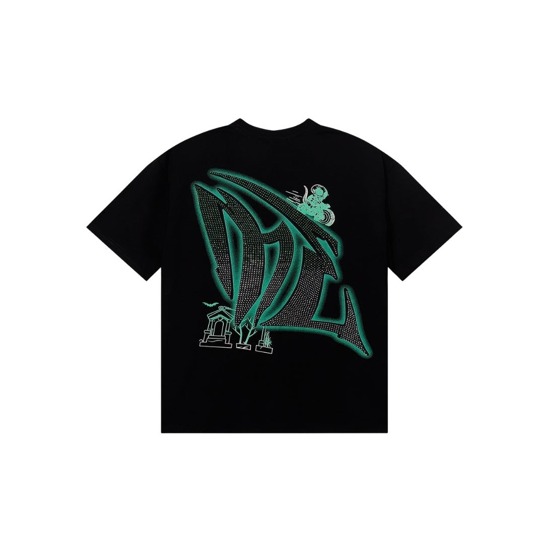 Mixed Emotion Black Goblin Rhinestone