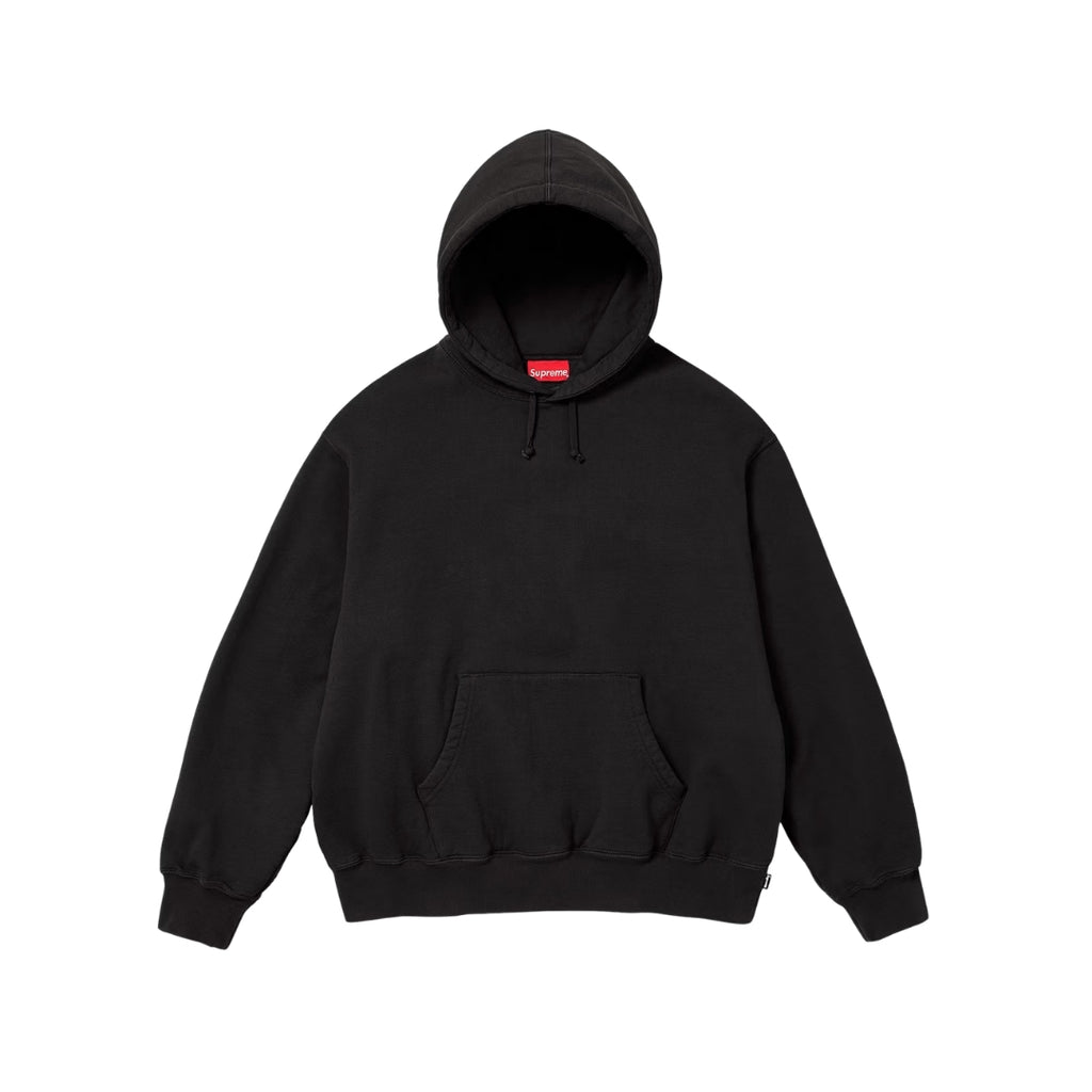 Supreme Triple Black Satin Appliqué Hoodie