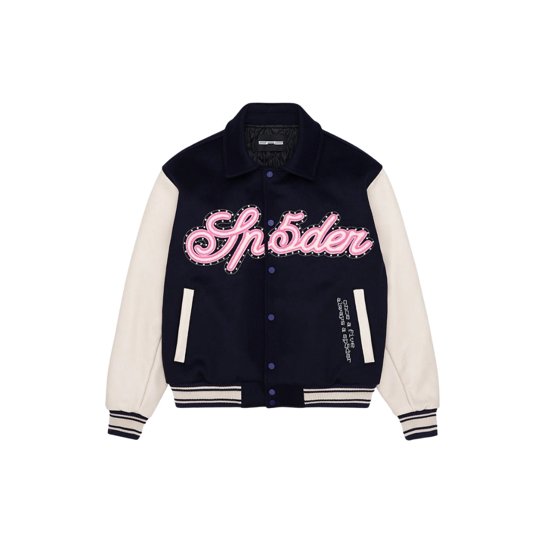 Sp5der Wool Varsity Jacket