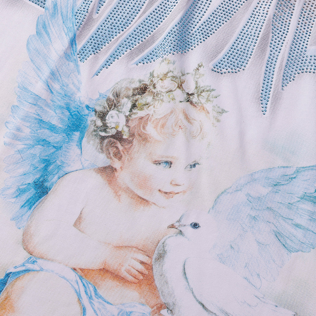 Mixed Emotion Dove Rhinestone