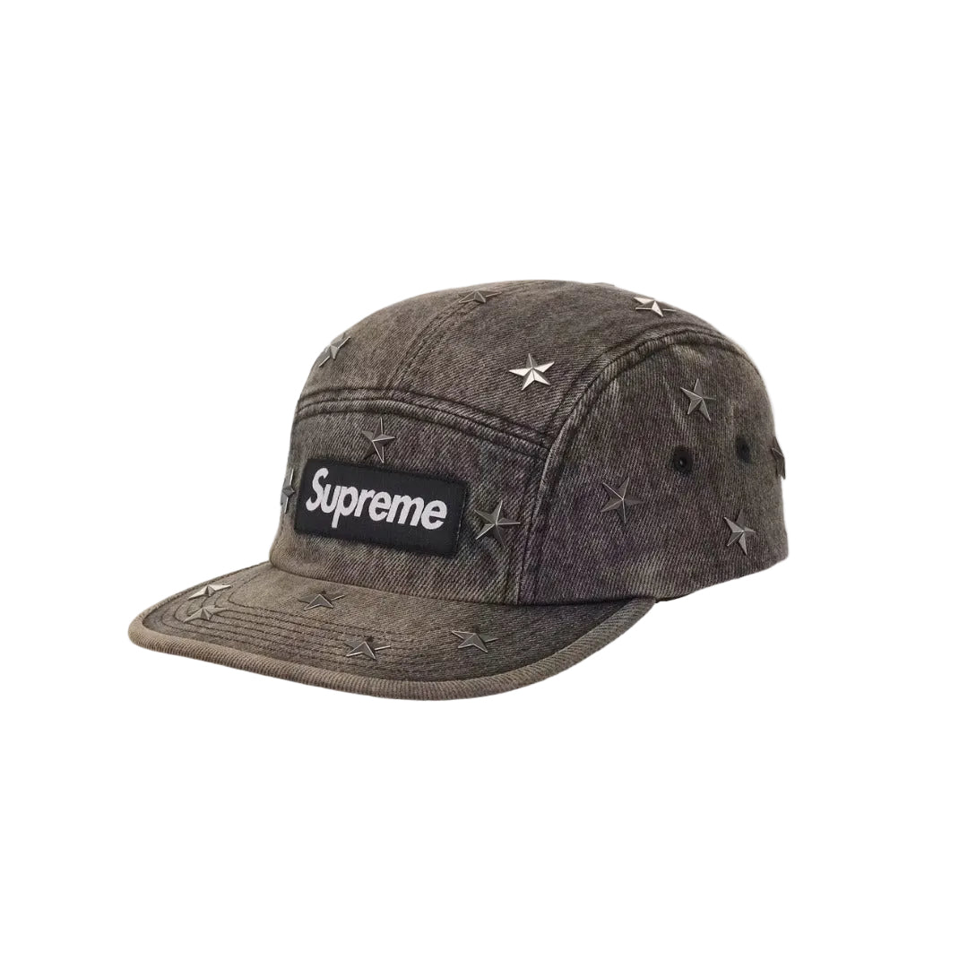 Supreme Twill Camp Cap Washed Black