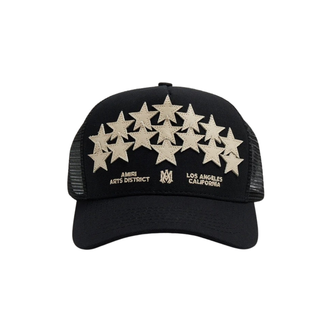 Amiri Full Stars Black Cap