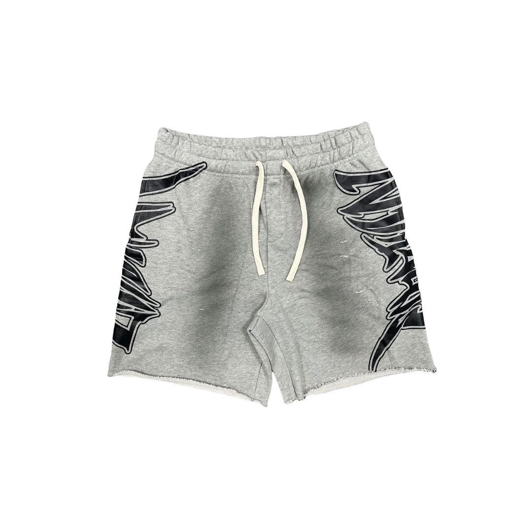 Mixed Emotions Gray Agresive short