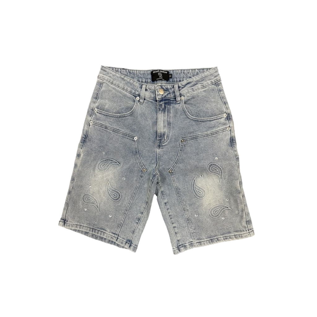 Mixed Emotions Paisley Denim Sky