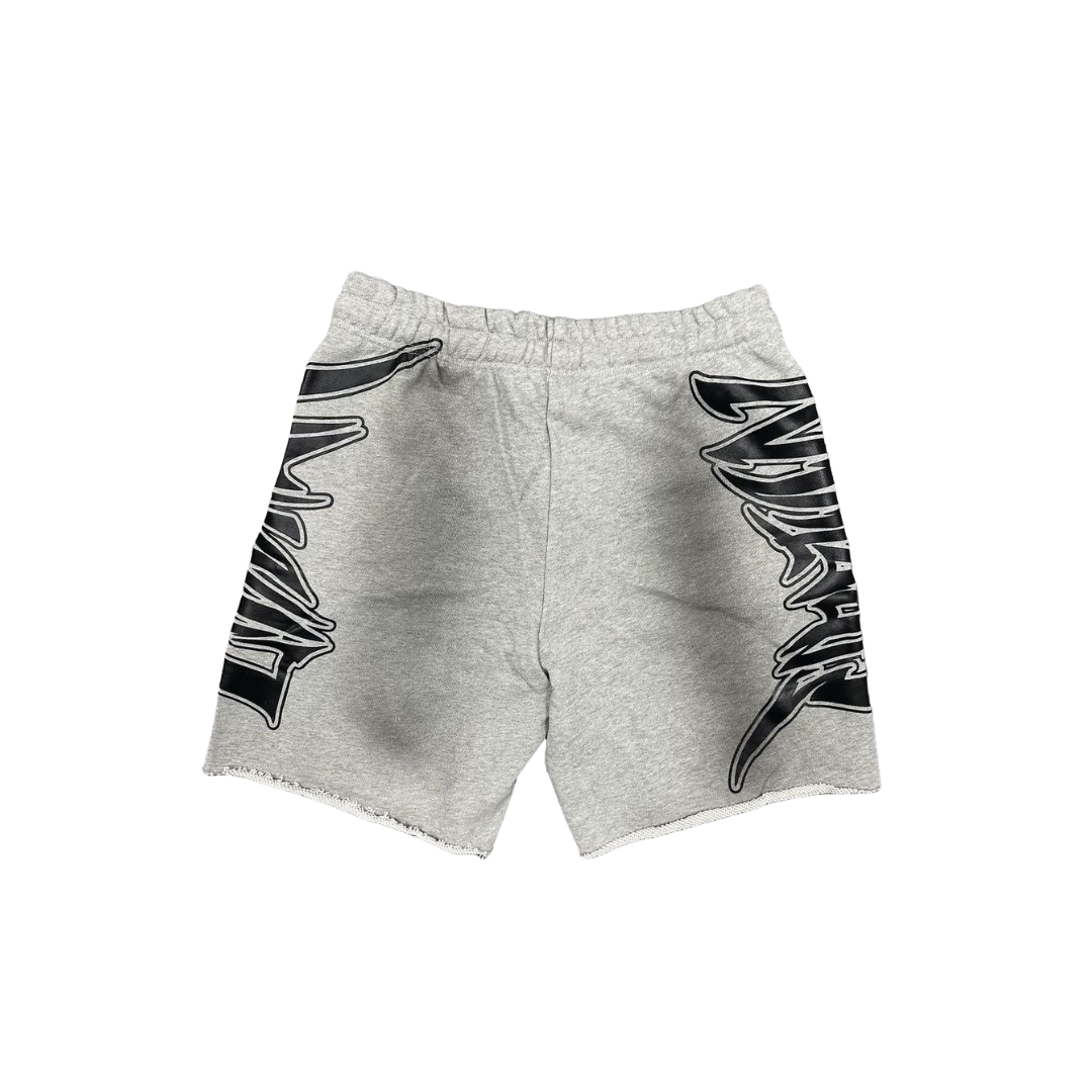 Mixed Emotions Gray Agresive short