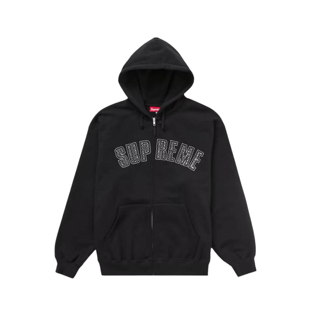Supreme x BBSimon Triple Black Zip Hoodie