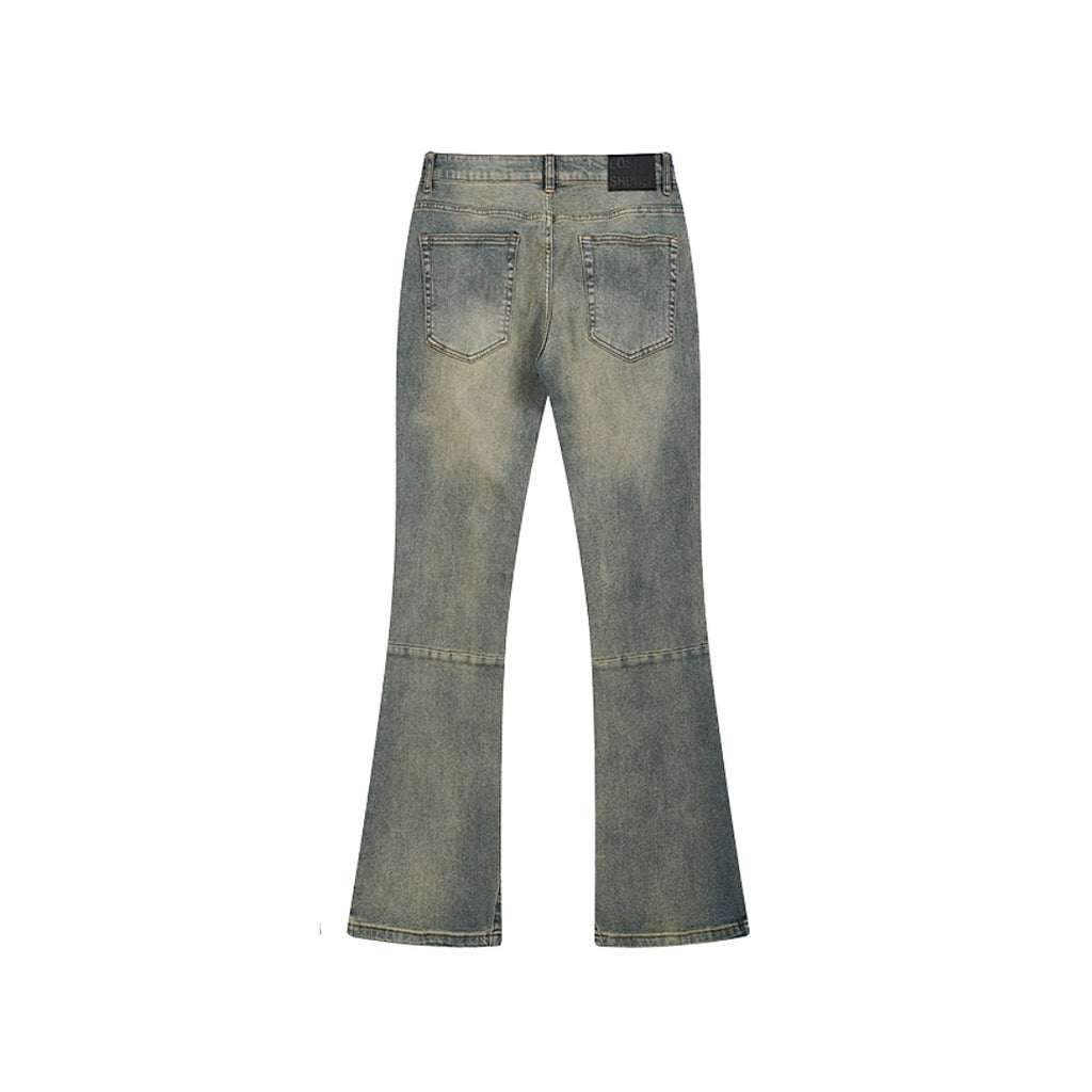 Lostshdws Washed Flared Jeans