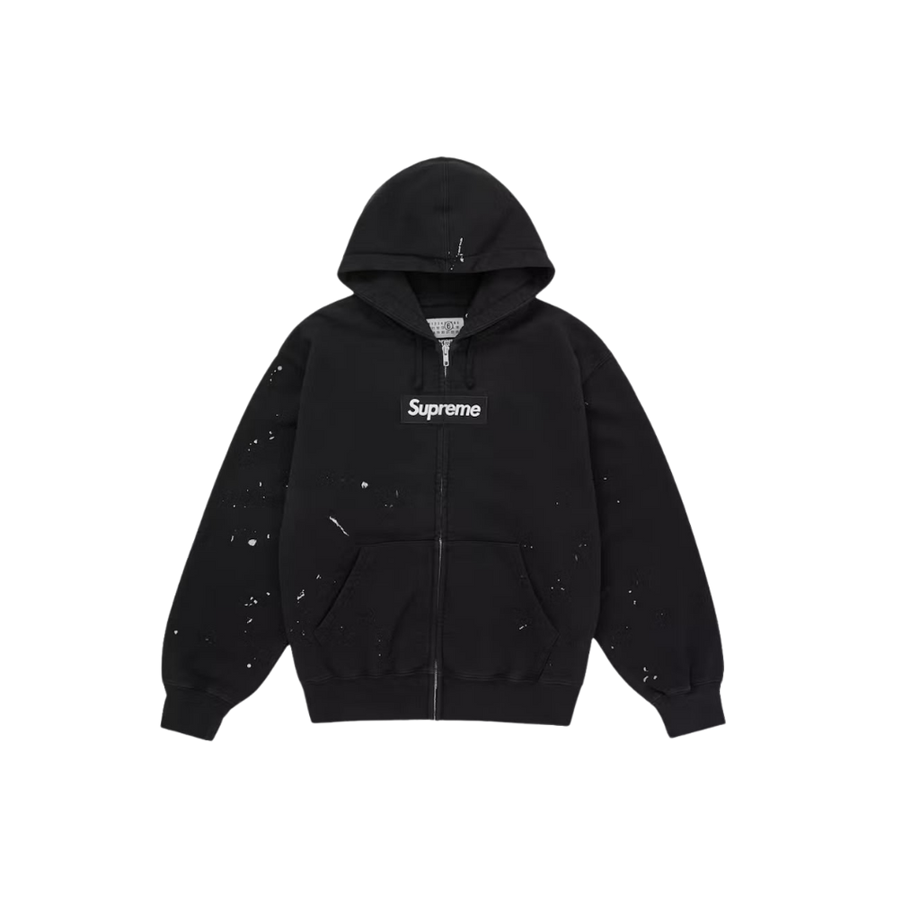 Supreme x MM6 Black Hoodie