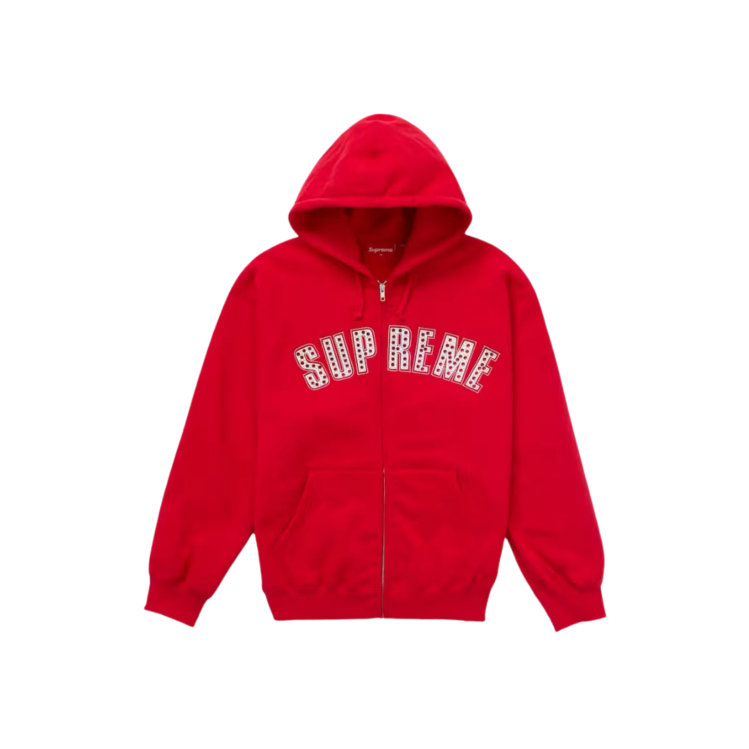 Supreme x BBSimon Red Full Zip Hoodie