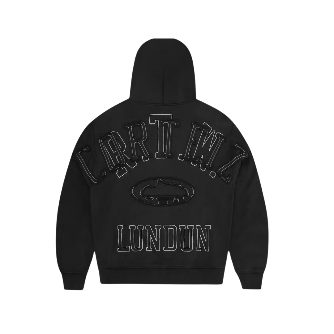 Corteiz Lundun Black Hoodie