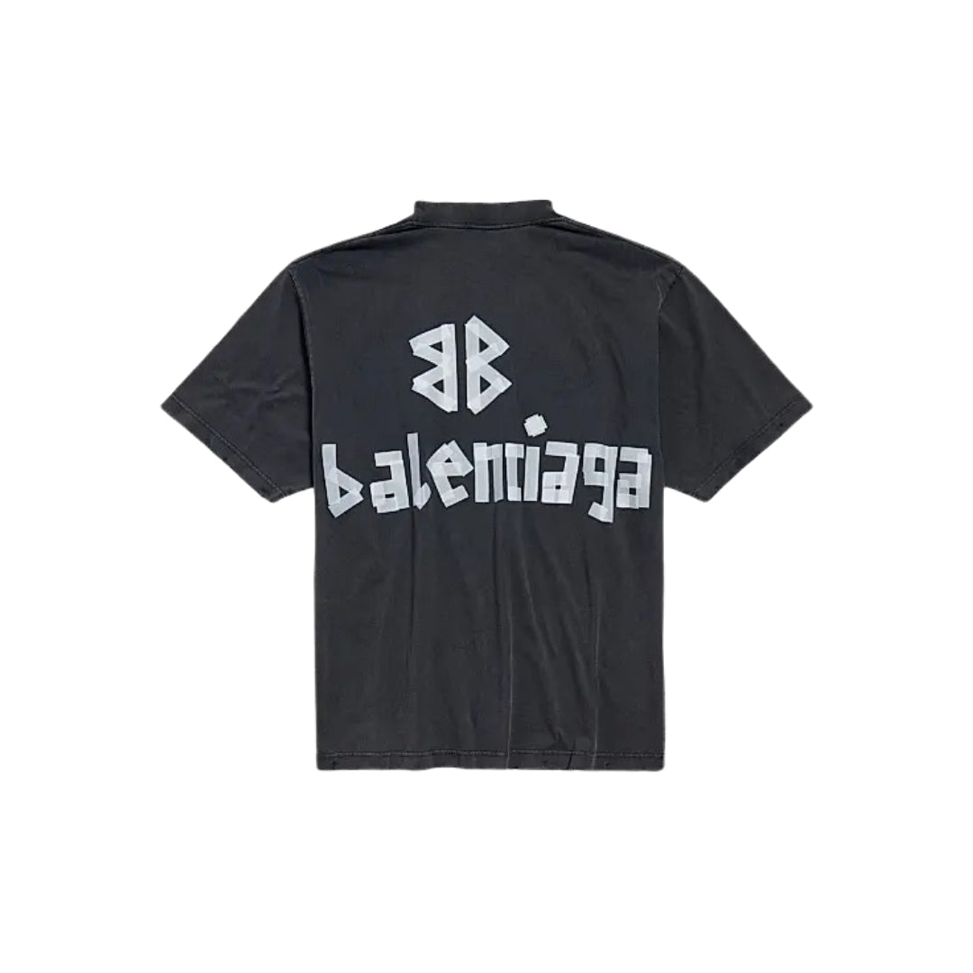 Balenciaga Tape Metallic Tee
