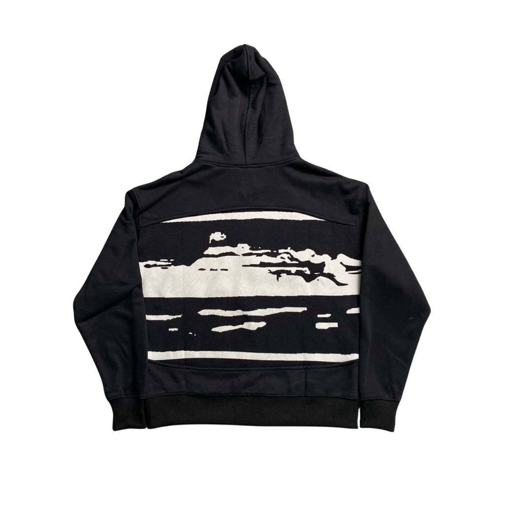 Corteiz Island Mixed Black Hoodie
