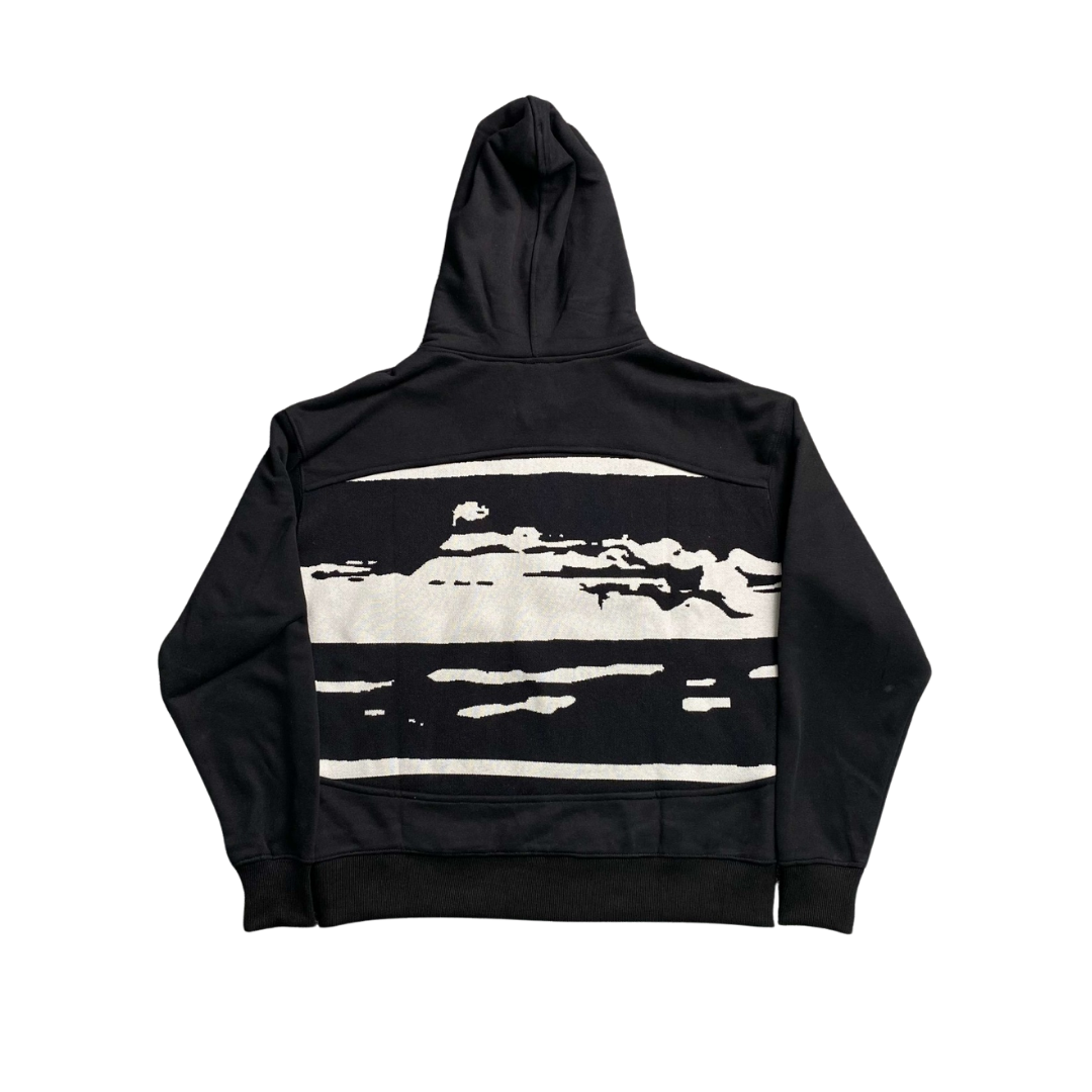 Corteiz Island Mixed Black Hoodie