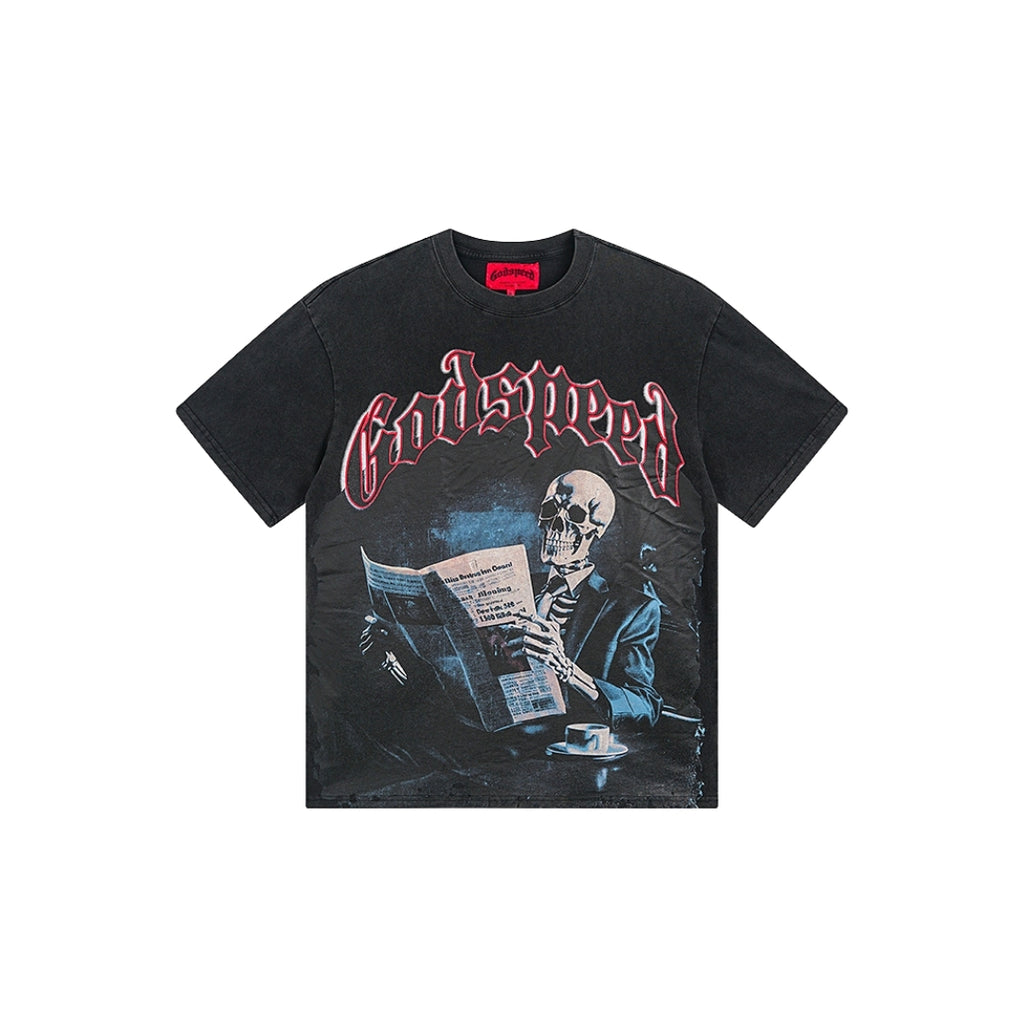 Godspeed Newspaper Tee