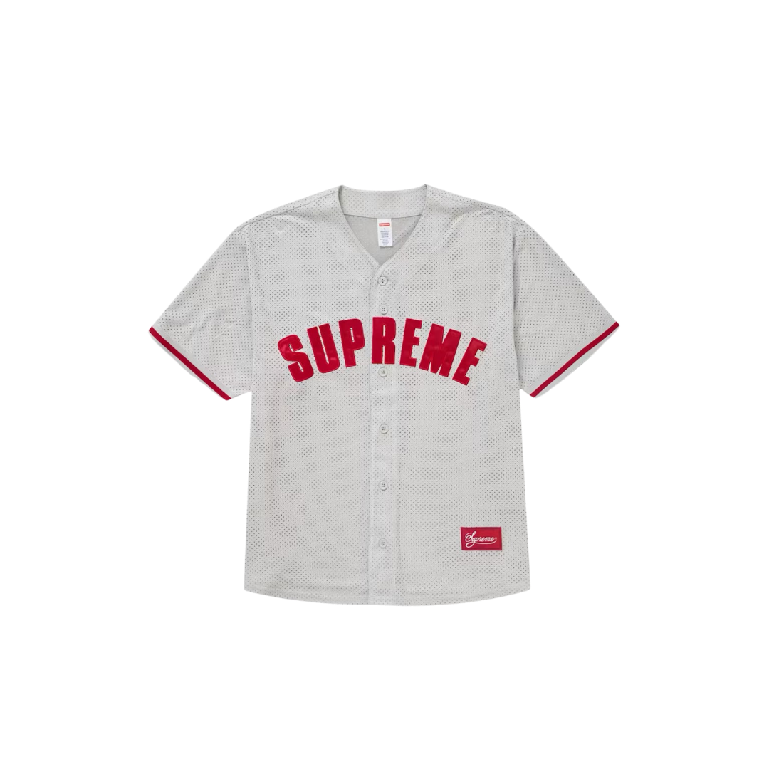 Supreme Baseball Ultrasuede Gray