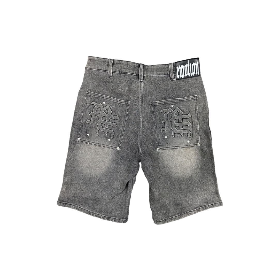 Mixed Emotions Paisley Denim Gray