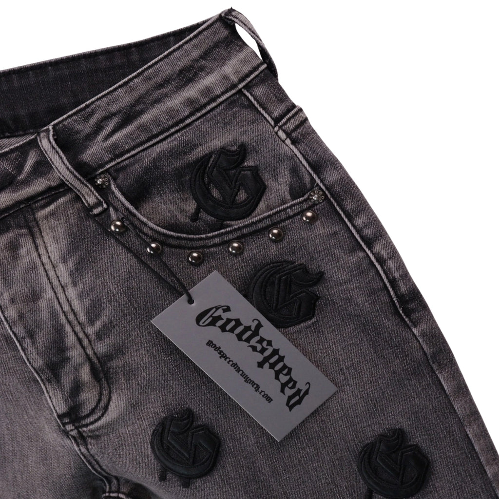 Godspeed Patchwork Denim Shorts V2