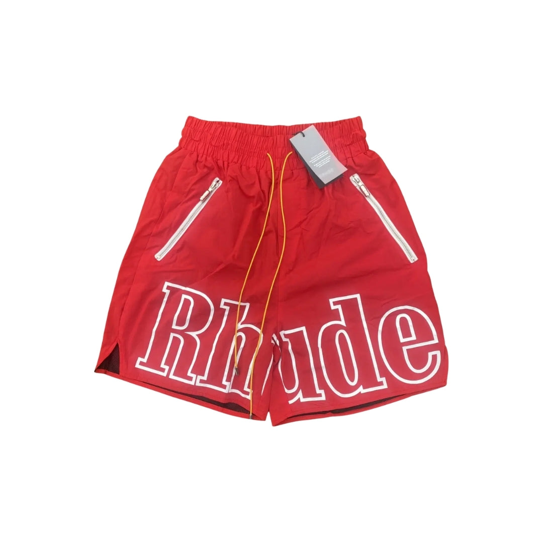 Rhude Red Logo Shorts