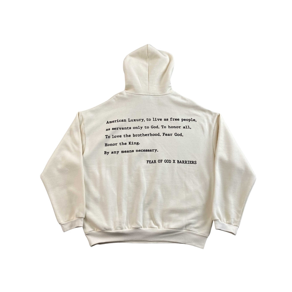 FOG American Luxury Cream Hoodie